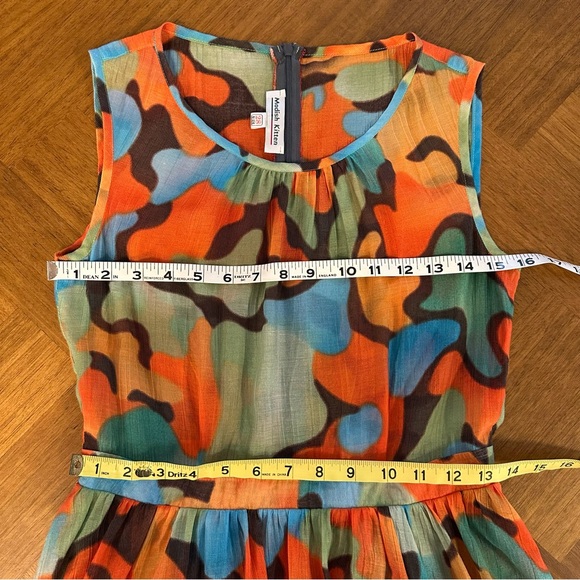 Vintage Modish Kitten Multicolor Dress Abstract Print - Picture 8 of 10